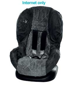 Unbranded Wallaboo Black Toddler Car Seat Cover - Group 1