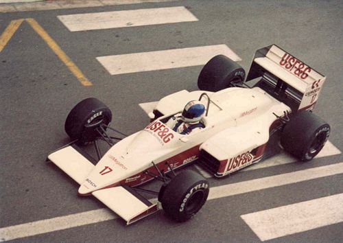 Derek Warwick in the Arrows Megatron at the Monaco Grand Prix