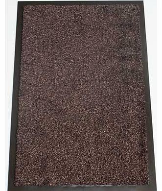 Washamat Dark Brown Doormat - 80 x 50cm