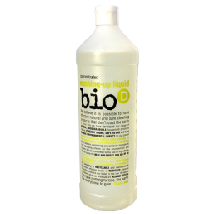 Bio D washing up liquid is safe, effective and kind to your hands. Containing eco friendly ingredien