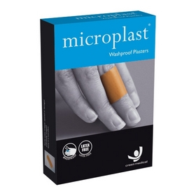 Unbranded Washproof Plasters 2.5cm x 7.5cm (Pack of 100)