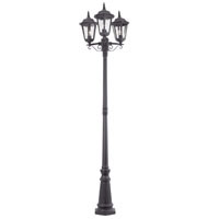 Waterville 3 Head 6 Sided Lamp Post 100W