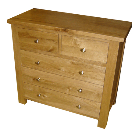 Unbranded Waverley Oak 2 3 Chest of Drawers