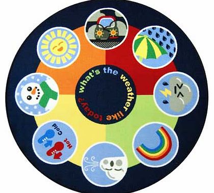 This vibrant weather design will help your child learn all the different types of weather. From sun to snow your child can have all-year-round fun with this fantastic activity mat! 100% polyamide. Non-slip backing. Clean with a sponge and warm soapy 