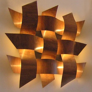 Unbranded Weave Wall Lights (Small Steel)