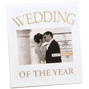 Unbranded Wedding Of The Year White Photo Frame