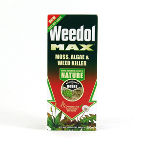 Unbranded Weedol MAX Moss Algae and Weedkiller - 500ml