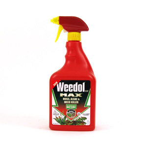 Unbranded Weedol MAX Moss Algae and Weedkiller RTU - 1 litre