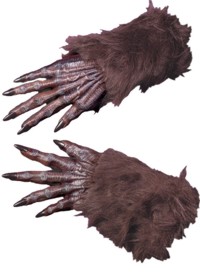 Unbranded Werewolf Gloves - long with Fur