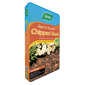 Unbranded Westland Beds and Borders Chipped Bark - 80 litres