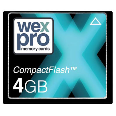 The WexPro 4GB 55x speed CompactFlash card is the perfect memory card for your digital compact camer