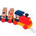Whirlwind Pull Along Train Wooden Toy