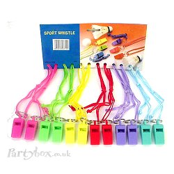 Whistle - Plastic - Assorted colours