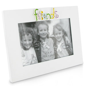 Unbranded White 6x4 Friends Photo Frame