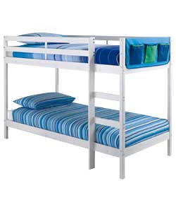 Unbranded White Bunk Bed - Frame Only