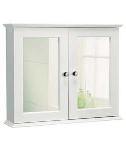 Unbranded White Double Door Cabinet