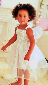 Childrens Dressing Up Clothes - White Fairy Dress Up - 9 Years