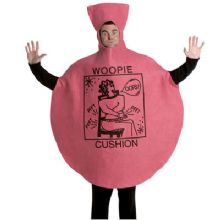 A hilarious whoopee cushion costume  Comes in one size only