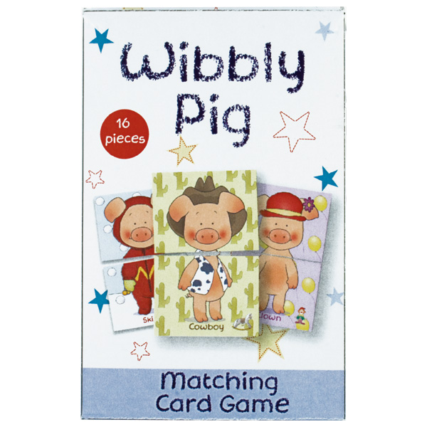 Unbranded Wibbly Pig Matching Card Game