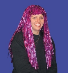 Wig - Metallic - Pink