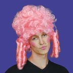 Wig - Pantomime Dame - Pink