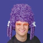 Wig - Pantomime Dame - Purple