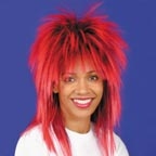 Wig - Tina Turner - Red / black