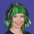 Wig - Tinsel - Green