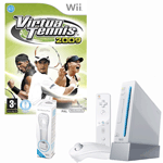 Unbranded Wii Console and Virtua Tennis with Wii MotionPlus
