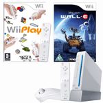Unbranded Wii Console with Wall-E and Wii Play