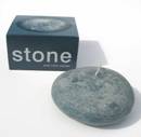 A large classic stone like candle scented with Wild Mint.<br><br>Burning time approx.18