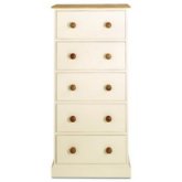 Unbranded Wiltshire 5-Drawer Tallboy