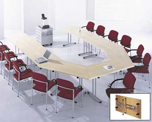 Unbranded Wincanton foldaway tables