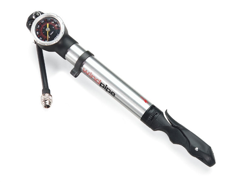 Full volume tyre frame fit pump that is also a full range precision shock pump. SwitchHitter head