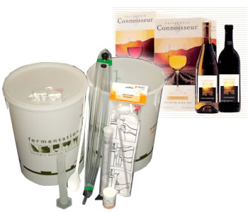 This starter kit includes all the equipment you need to start making your own high quality wine at h