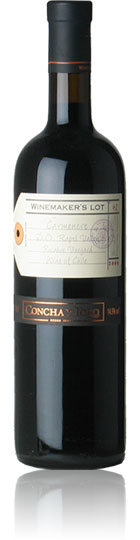 Unbranded Winemakerand#39;s Lot Carmenandegrave;re and39;Puemo Lot 114and39; 2007 Colchagua Valley, Concha y