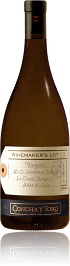 Unbranded Winemakerand#39;s Lot Viognier, Lo Ovalle Vineyard 2007 Casablanca Valley, Concha y Toro (75cl)
