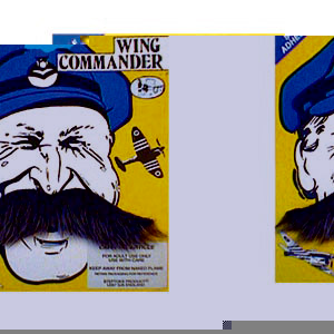 Unbranded Wing Commander moustache