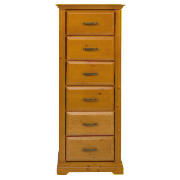 Unbranded Winslow 6 drawer Chest, Honey Pine