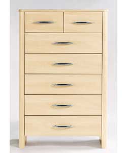 Woburn Chest with 5 Wide and 2 Narrow Drawers - Maple