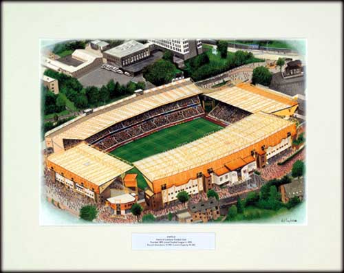 Unbranded Wolverhampton Wanderers - Stadium Print