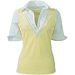 Womens 2-in-1 Blouse & Tank Top