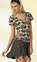 Womens Camouflage T-Shirt