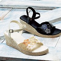 Womens Floral Vamp Shoes