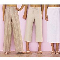 Womens Linen-Look Skirt