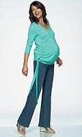 Womens Maternity Cross Over Top