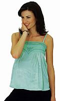 Womens Maternity Satin & Sequin Camisole