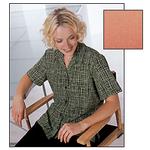 Womens Terracotta Weave Print Business Blouse - Size 14
