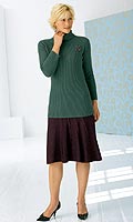 Womens Tweed Flare Skirt