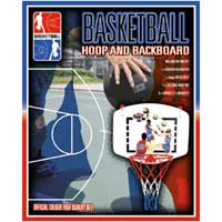 Unbranded Wooden Basketball Backboard and Ring
